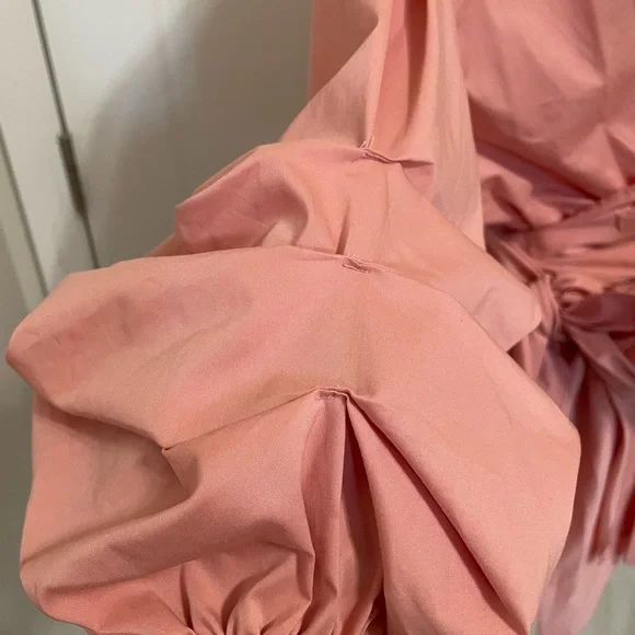New York & Company Pink Wrap Blouse with 3/4 Sleeves-NWOT - Picture 5 of 9